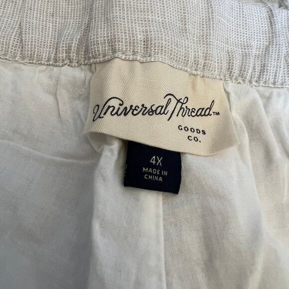 Universal Thread Women's Plus Size Cream Utility Shorts - Size 4X - NWT - Picture 2 of 10
